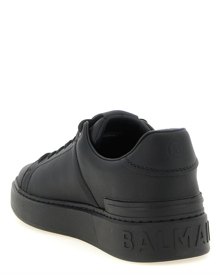 Balmain | B-Court Kalbsleder-Sneaker | Schwarz | Herren