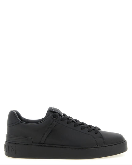 Balmain | B-Court Kalbsleder-Sneaker | Schwarz | Herren