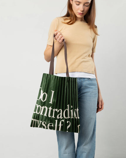 💟 Satin Faltentasche WALT | Made in Italy