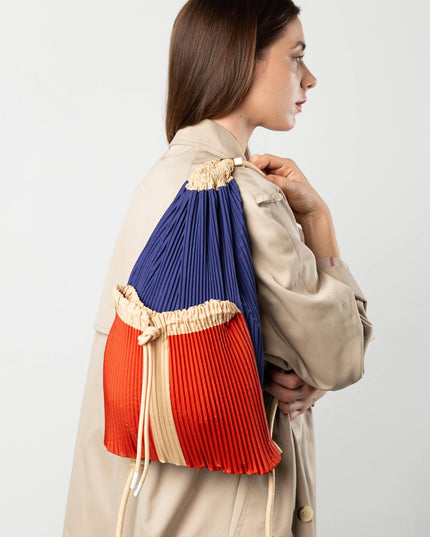 MULTITUDES MILANO | Satin Rucksack ROSSANA | Made in Italy