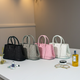 Genuine Ostrich Skin Leather Small Tote Bag