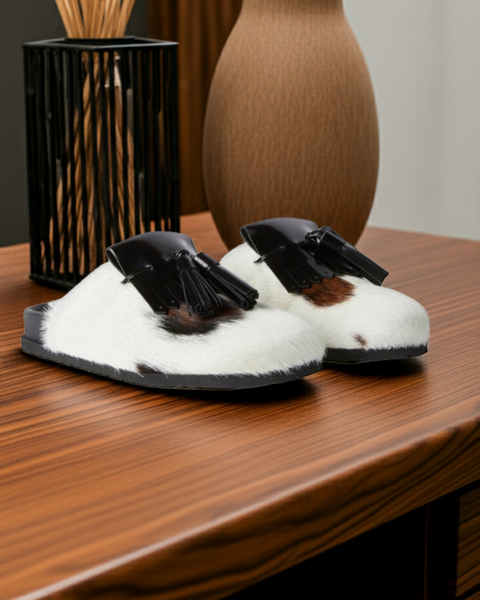 MSGN MULES/SLIPPERS - BROWN