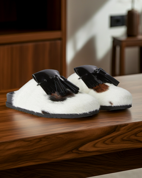 MSGN MULES/SLIPPERS - BROWN