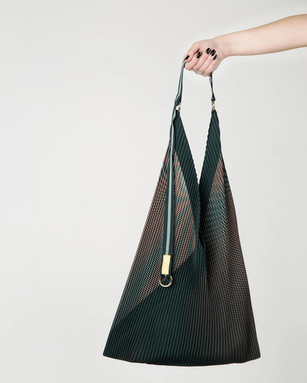💟 Plissierte Tasche ISABELLA GREEN Y BAG
