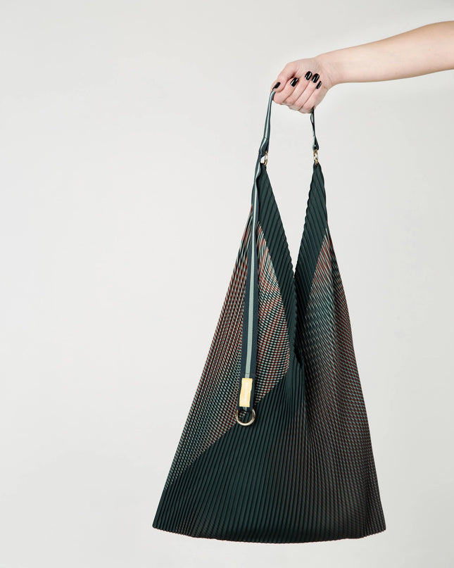 💟 Plissierte Tasche ISABELLA GREEN Y BAG