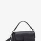 Baguette leather shoulder bag with Selleria stitchings