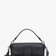 Baguette leather shoulder bag with Selleria stitchings