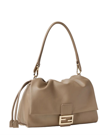 Fendi | Baguette Soft Large Ledertasche | Taupe