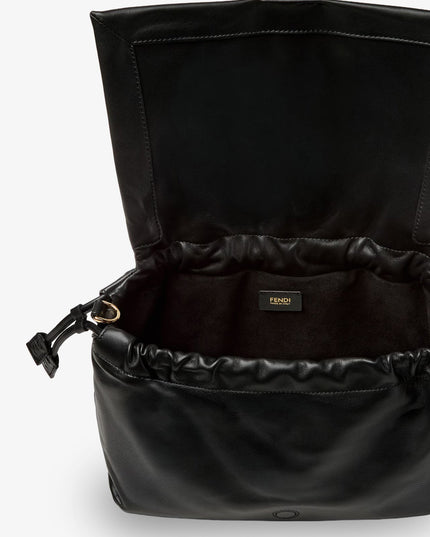 Fendi | Baguette Soft Large Ledertasche | Schwarz