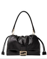 Fendi | Baguette Soft Large Ledertasche | Schwarz