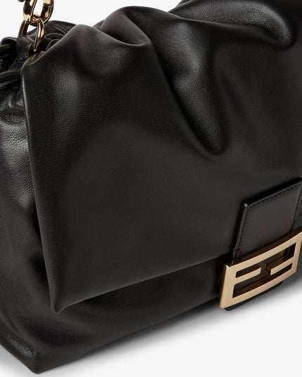 Fendi | Baguette Soft Large Ledertasche | Schwarz