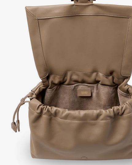 Fendi | Baguette Soft Large Ledertasche | Taupe