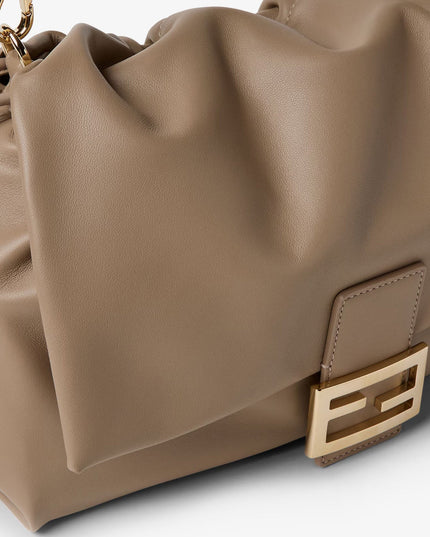 Fendi | Baguette Soft Large Ledertasche | Taupe