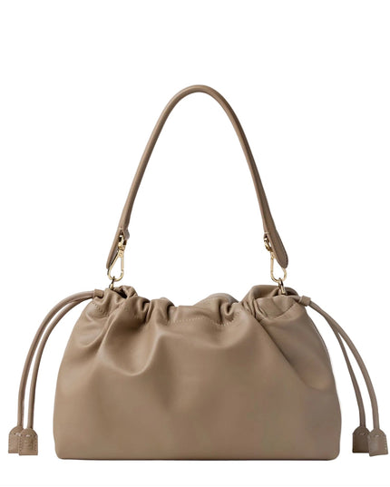 Fendi | Baguette Soft Large Ledertasche | Taupe