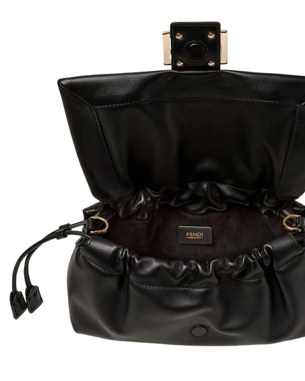 Fendi | Baguette Soft Medium Lederschultertasche | Schwarz