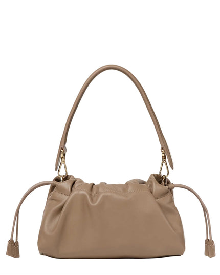 Fendi | Baguette Soft Medium Lederschultertasche | Taupe