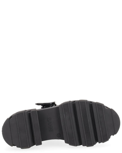 BALLERINA WITH LOGO BUCKLE