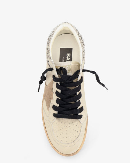 Ballstar leather sneakers with iconic side logo