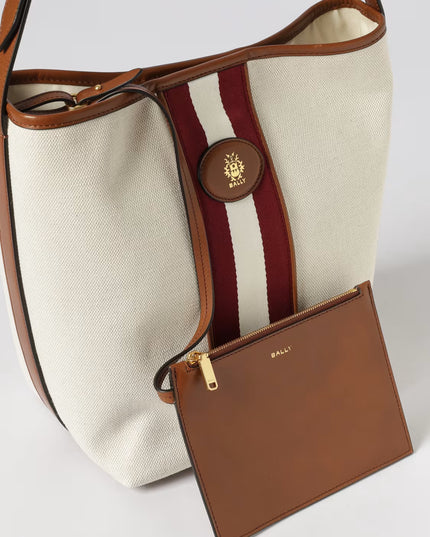 BALLY SIGN Stripe Shoulder Bag