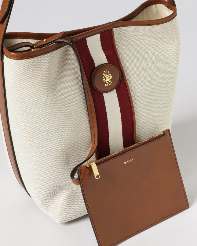 BALLY SIGN Stripe Shoulder Bag