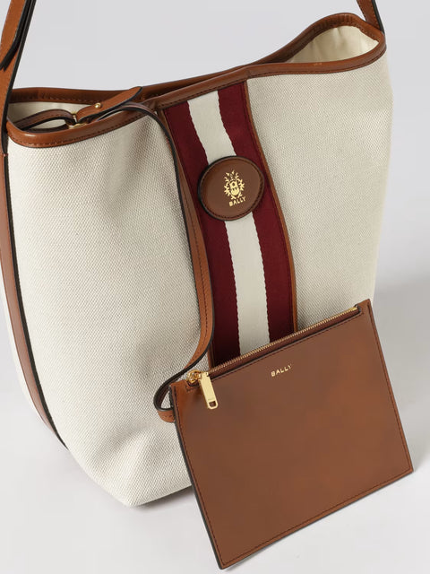 BALLY SIGN Stripe Shoulder Bag