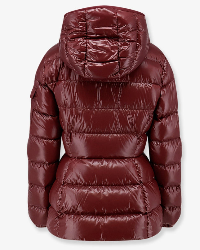 Moncler | Barante Hooded Down Jacket | Bordeaux | Damen