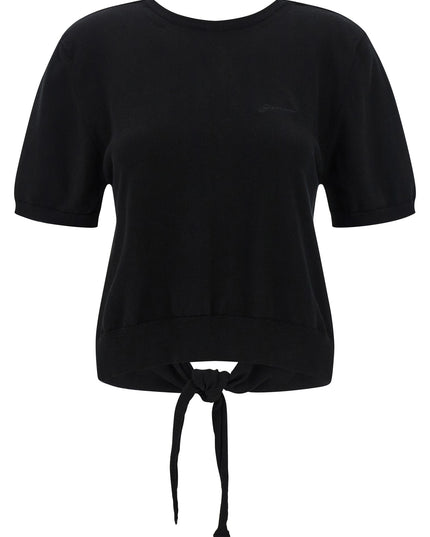 Bare back sweater