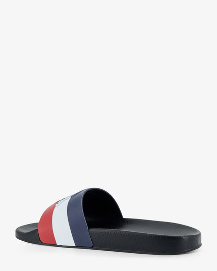 Basile rubber sandals with front logo patch