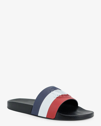 Basile rubber sandals with front logo patch
