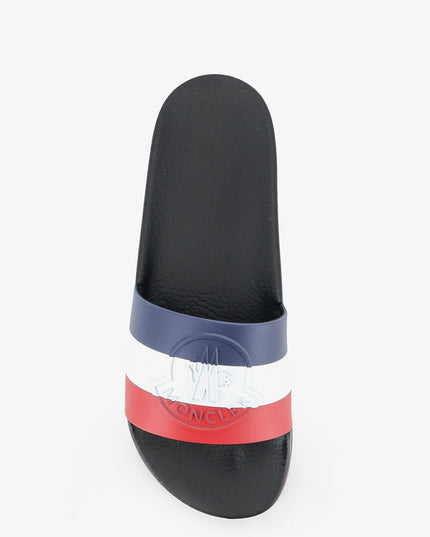 Basile rubber sandals with front logo patch