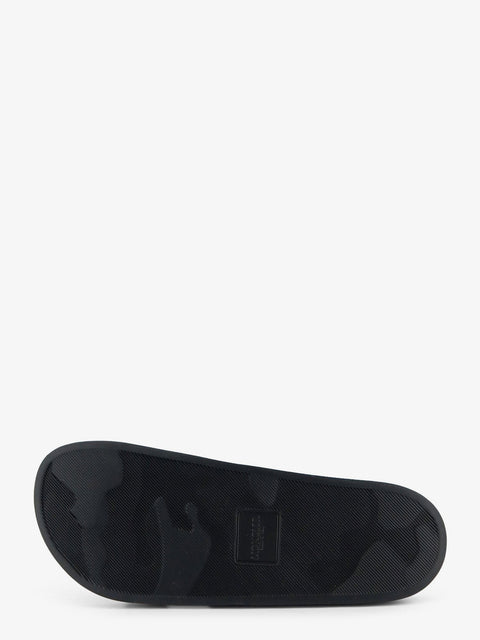 Basile rubber sandals with front logo patch