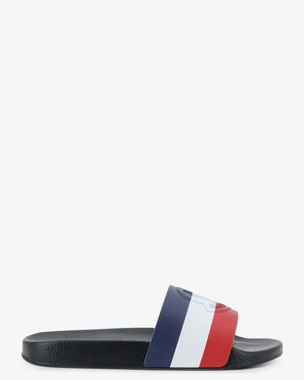 Basile rubber sandals with front logo patch