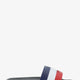 Basile rubber sandals with front logo patch