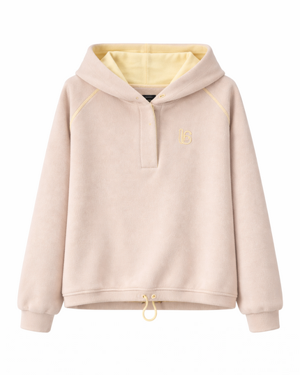 LA BALANCIA | LOOM Fleece-Sweater | Beige