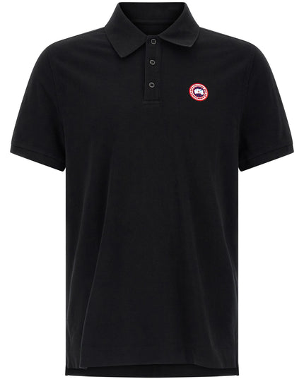 Canada Goose | Beckley Baumwoll-Poloshirt | Schwarz | Herren