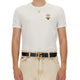 "BEE AND CROWN" EMBROIDERED T-SHIRT