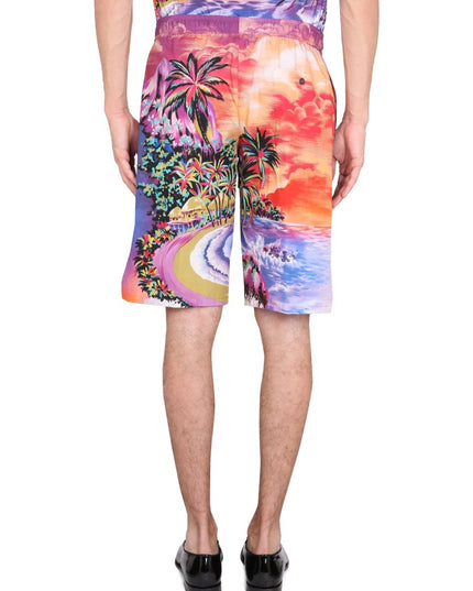 BERMUDA SHORTS WITH HAWAII PRINT