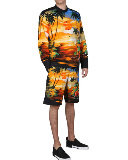 BERMUDA SHORTS WITH HAWAII PRINT