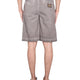BERMUDA SHORTS WITH LOGO PLAQUE