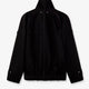 Black denim jacket with floral details in sequins and crystals