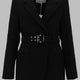 BLAZER IN CREPE CON CINTURA