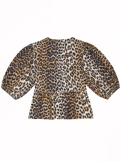 BLOUSE WITH "ANIMALIER" PRINT