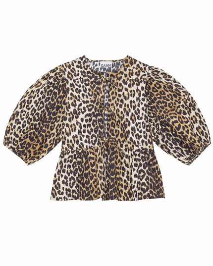 BLOUSE WITH "ANIMALIER" PRINT