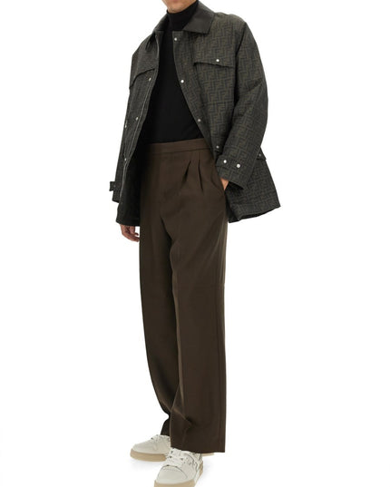 BLOUSON IN JACQUARD "FF"