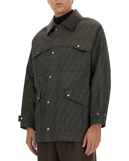 BLOUSON IN JACQUARD "FF"