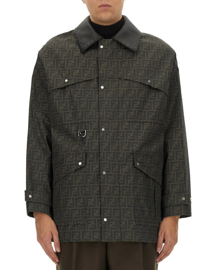 BLOUSON IN JACQUARD "FF"