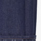 Blue denim jeans with FF detail on the bottom