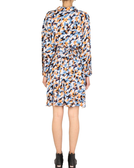 "BLURRED FLOWERS" DRESS
