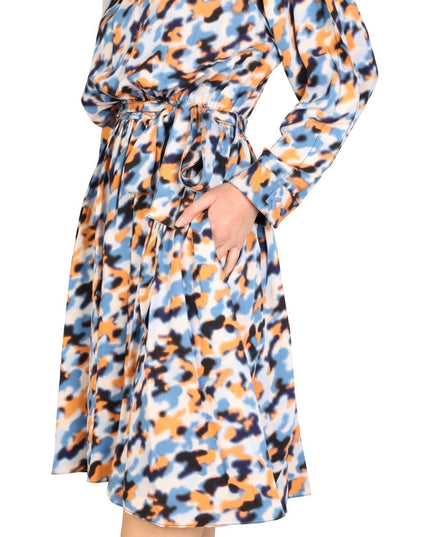 "BLURRED FLOWERS" DRESS