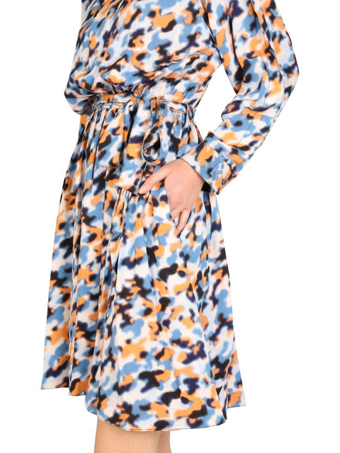 "BLURRED FLOWERS" DRESS